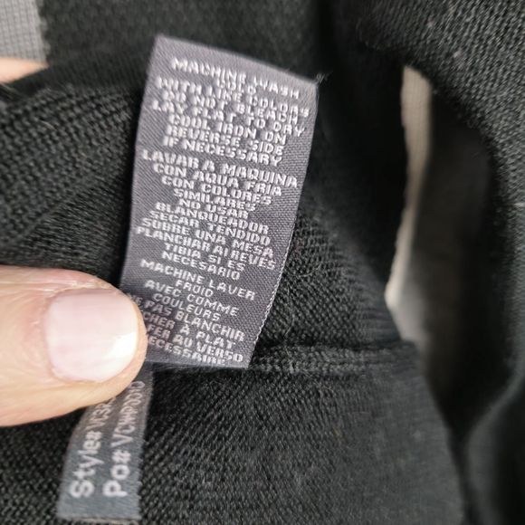 Vince Camuto Dress Womens XS Black White Colorblock Dark Academia Pleated Goth - Picture 9 of 16